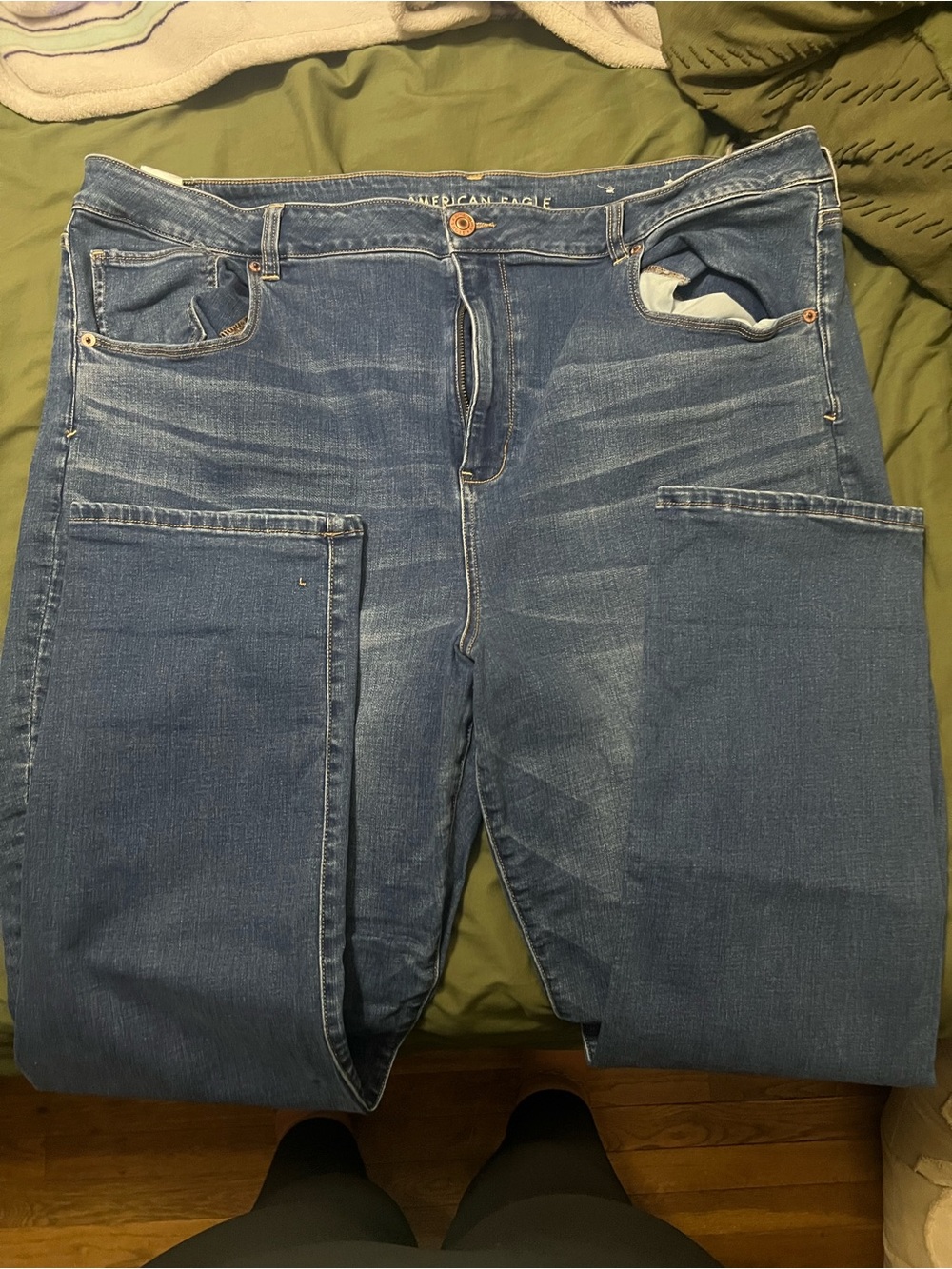 American Eagle Outfitters Women's Skinny Jeans in Blue
